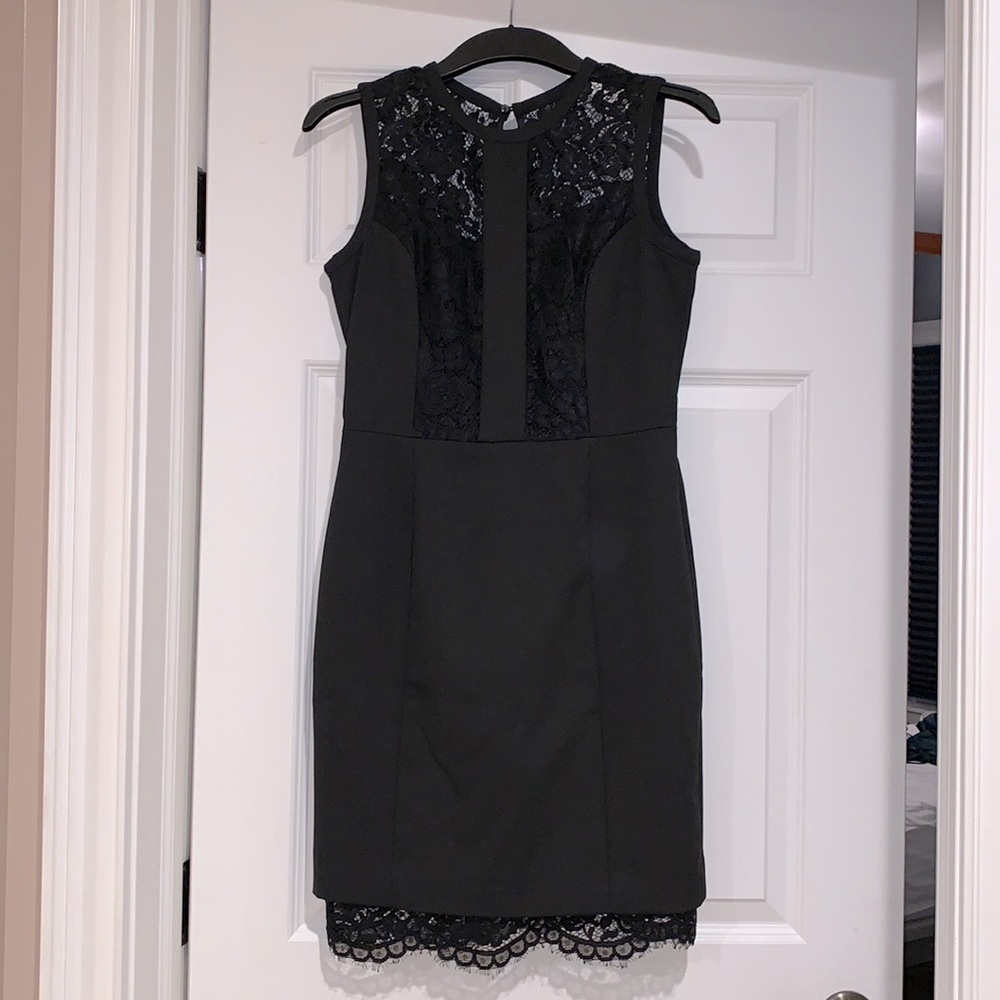 H&M black mini dress